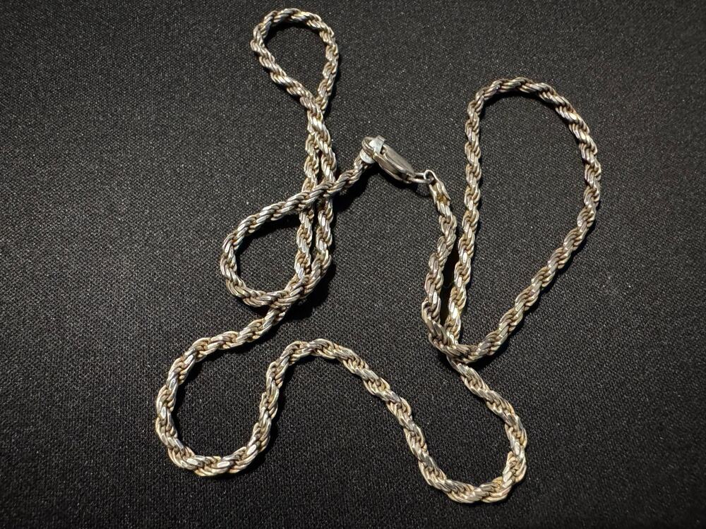 925 Italy 20in 13.5g KC Rope Chain Necklace